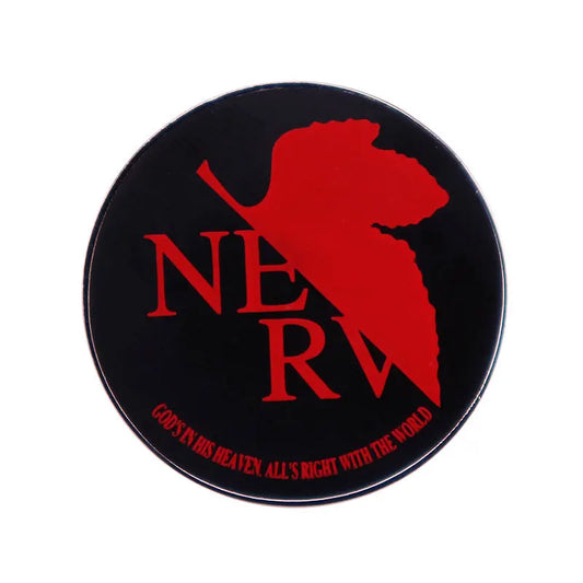 NERV Red Logo Brooch-getintheeva