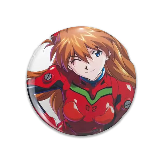 Asuka Langley Soryu pin metal brooch-getintheeva