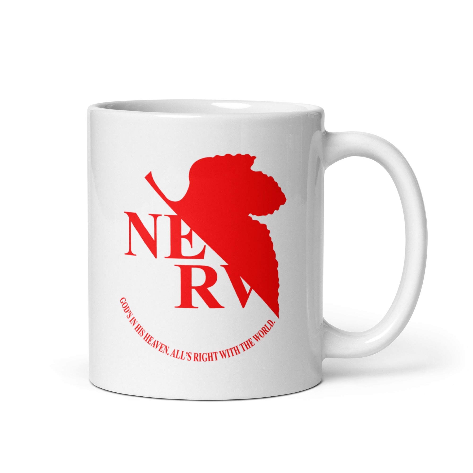 getintheeva-red-nerv-logo-glossy-mug